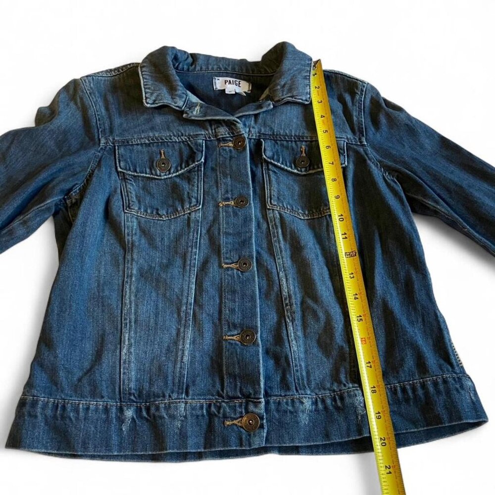 Paige Blue Denim Jacket - Picture 6 of 8